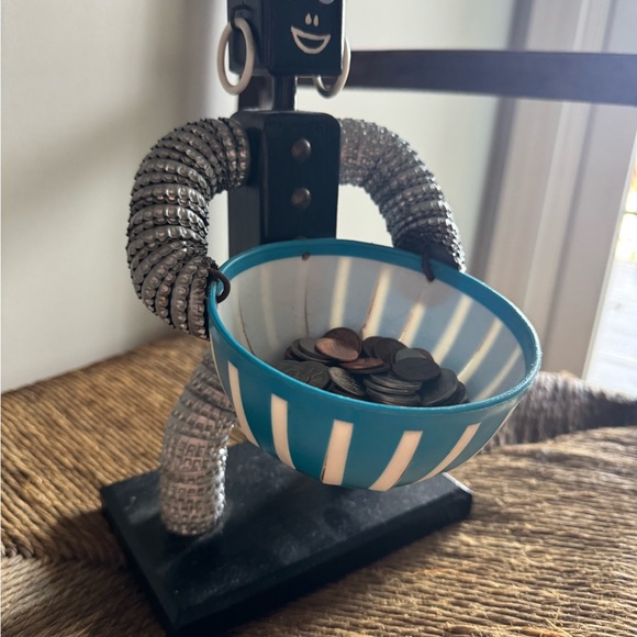 Island Folk Art Bottle Cap Man | Black Americana| upcycled art - Picture 6 of 10